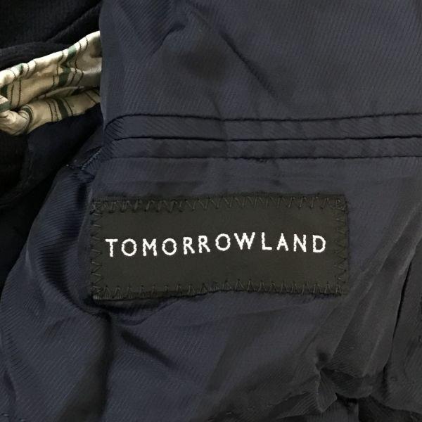 Tomorrowland Tailored Jacket Cashmere Blend Half Lining Men M 48 Navy Spring Summer Suit Jackets Jumpers(USED)