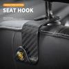 New 1/2/4pcs Carbon Fibre Car Seat Back Hooks Holders For GTS Cayenne Cayman Panamera Macan 911 718 928 90