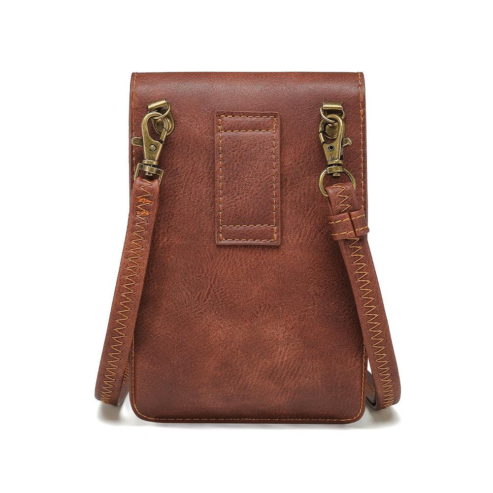 Mini Borsa Steampunk da Donna, Borsa a Spalla Singola Crossbody da Donna, Borsa per Cellulare da Moto con Motivo a Serpente