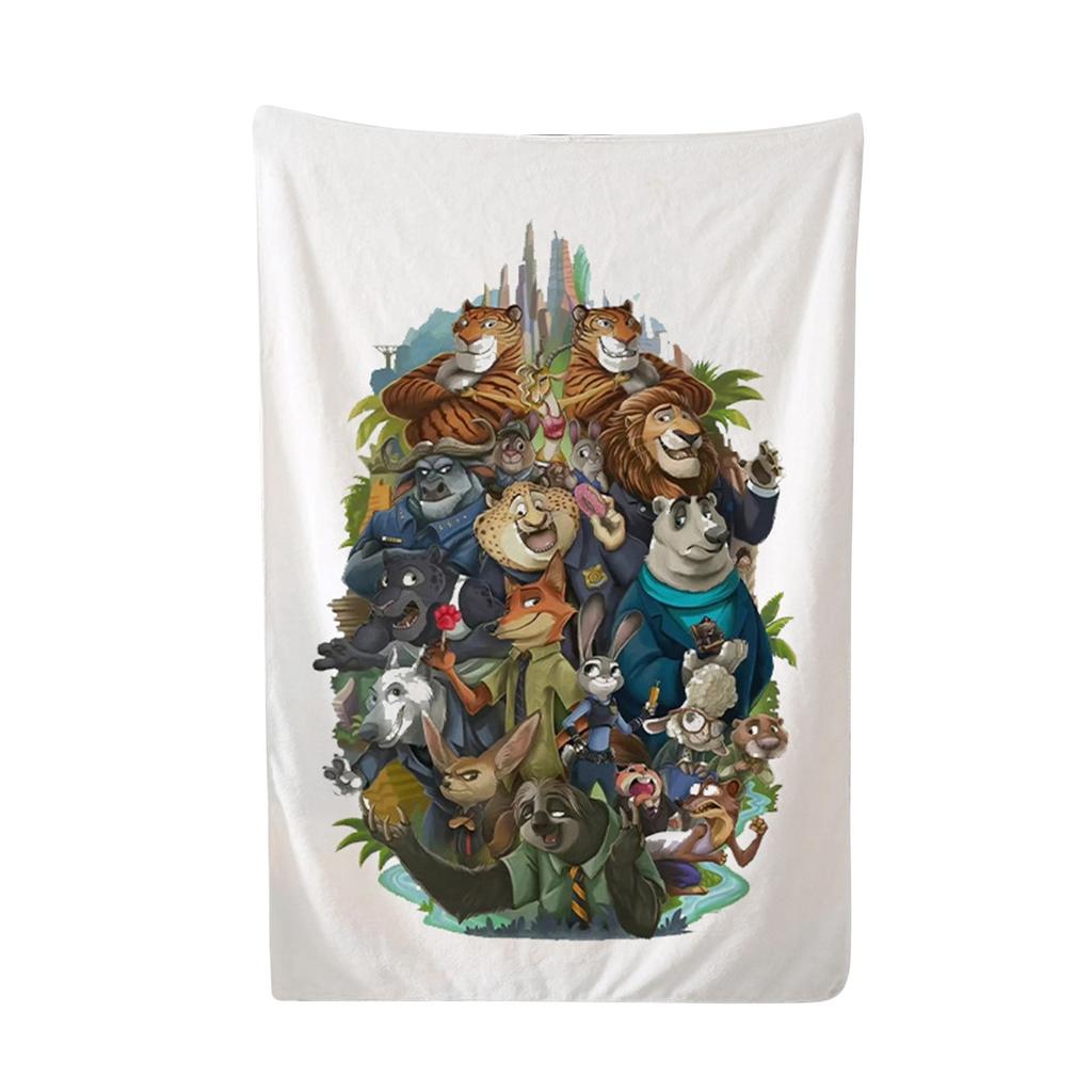 Anime Pattern Blanket Flannel Skin-friendly Non-irritating Suitable For Baby Physique Fans Gift
