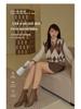 Double-Layer Oversized Winter Bare Leg Pantyhose: Women's Enhanced Fit, No-Slip Nude Feel, Plush Velvet Leggings.