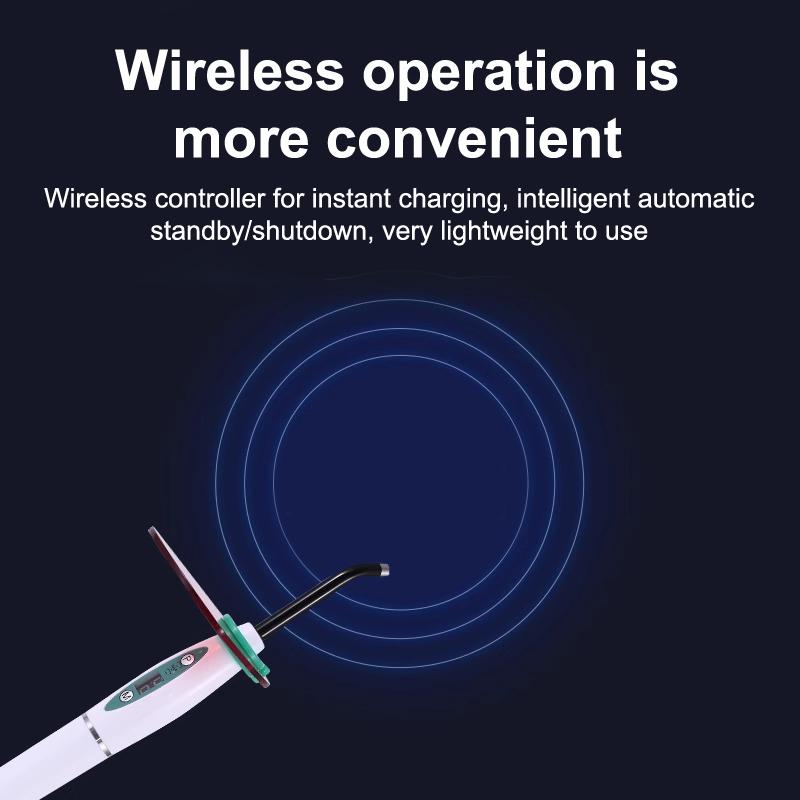 Dental Wireless Quick 1 Second Led Curing Light Curable Resin Oral Hygiene Wireless Device Led Dental Popolymerized Lamp