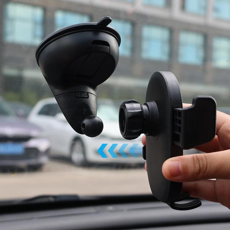 360 Degree Rotation Car Suction Cup Phone Mount Dashboard Instrument Panel Holder For Mobile Not Block Vent Stand
