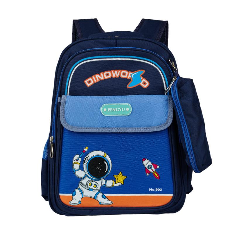 

Новый легкий студенческий школьный рюкзак для снижения нагрузки, мультяшный модный детский школьный рюкзак, водонепроницаемый, для хранения, большой вместимости