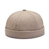 Beanie Männer Frauen Retro Brimless Tragbare Verstellbare Schädeldecke Hip Hop Hut Schädel Kappe