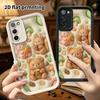 Phone case: 2D flat, compatible with Samsung Galaxy A34 A35 M05 M06 S20 S22 S21 FE Plus 5G protective cases, with cute buddy embossing, perfect holida