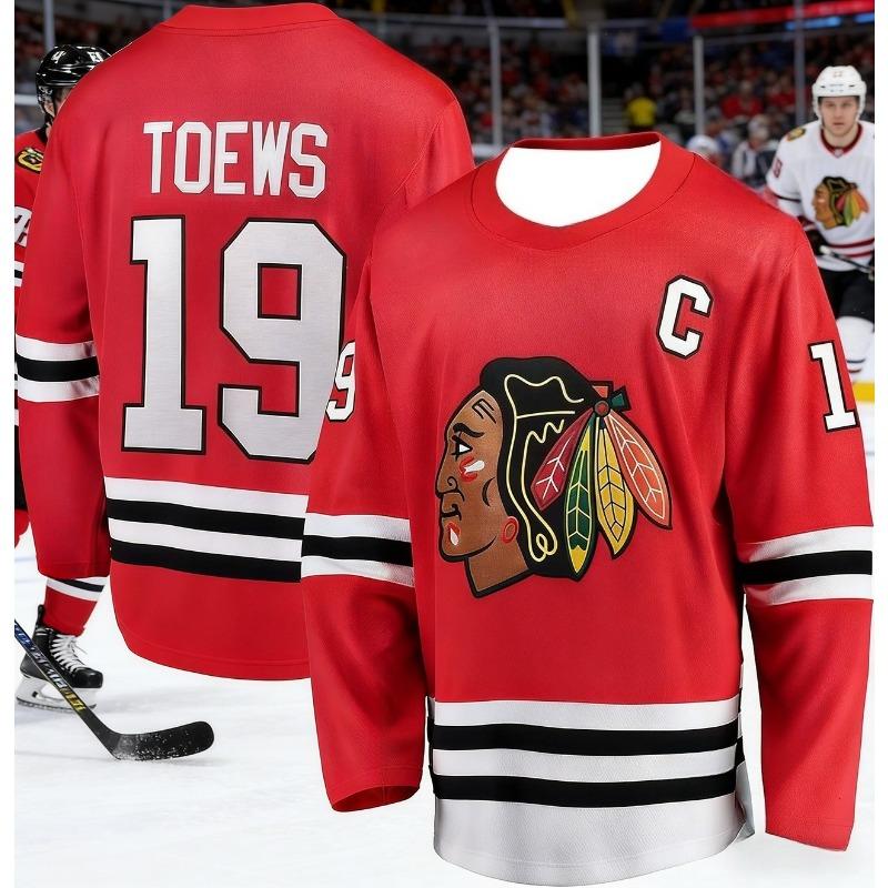 2026 Chicago New Men's Ice Hockey Sport Shirt - Red Breakthrough Edition - Breathable, Quick-Drying Long-Sleeved Shirt Kids