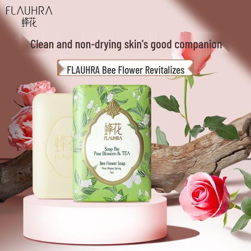 Bee & Flower Pear Spring Tea Scented Soap