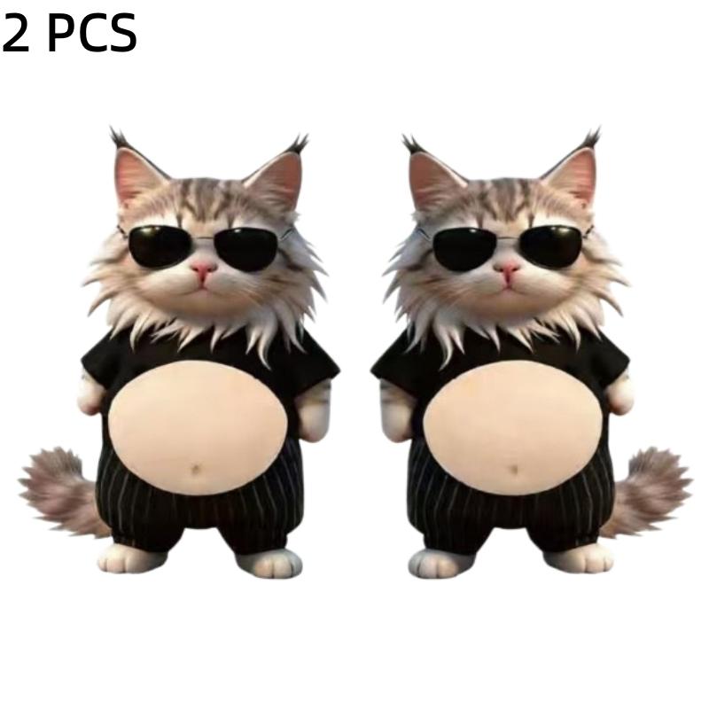 3D Fat Chai Dog Anti Collision Stickers DIY Cute Kitten Soft Silicone Self-Adhesive Stickers Children's Toy Birthday Gift