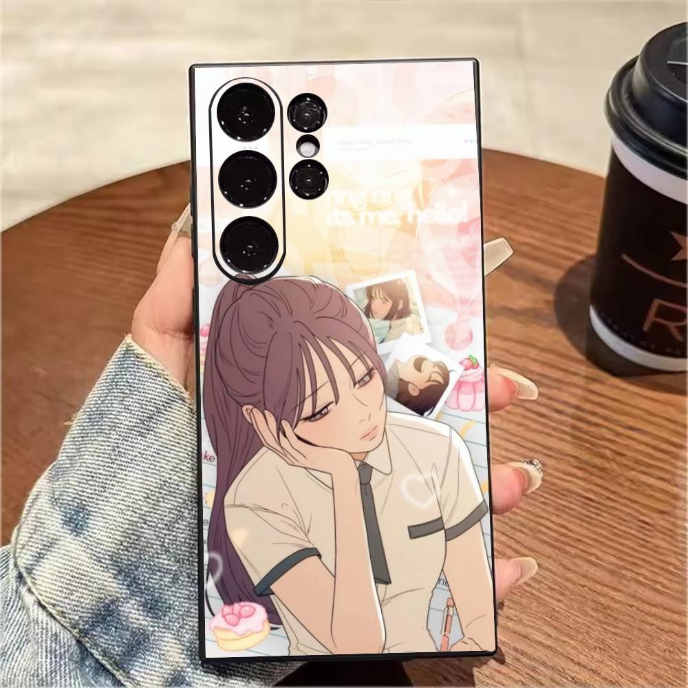 Shim Su-ae Aniem O-Operation T-True-Love Phone Case For Samsung S25,S24,S21,S22,S23,S20,Ultra,S26,Plus,Fe,Note,5G Black Cover