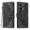 For OPPO Reno14 Pro 5G,Reno14 5G Mandala Embossed PU Leather Flip Wallet Phone Case