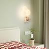 Modern Simple PE Monkey LED Wall Light Petal Cream Wind Nordic Bedroom Board Study Wall Lamp Dimmable Luster Atmosphere