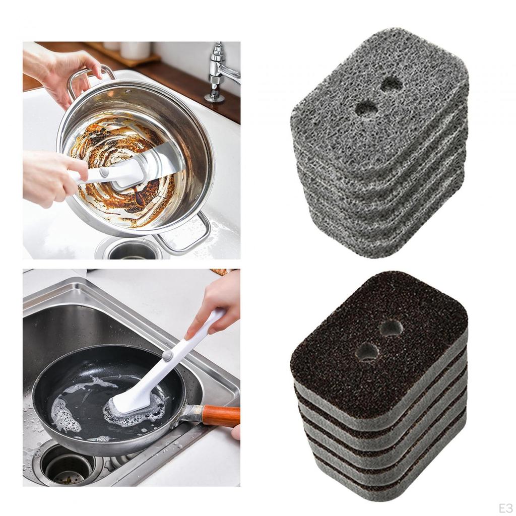 5 Pieces Disposable Brush Head Multipurpose Replacement Sink Cleaning