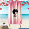 Mafalda Print Beach Towel, Large Soft Quick Dry Towel for Beach Camping Swimming