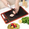 1pc Double Sided Cutting Board With Measurements for Kitchen Use , Double Sided, Made of Aluminum And Ceramic Strips, Food-Grade, Non Slip,