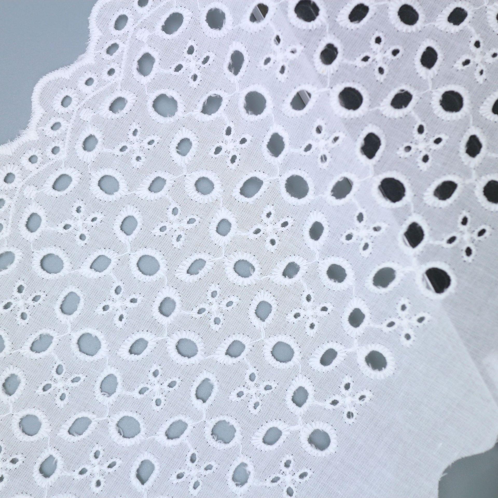 Хлопковое Кружево, Хлопковое Вышитое Кружево, Кружевные Аксессуары для Одежды в Стиле Лолита, Водорастворимое Кружево JN40823