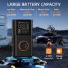 Car Wireless Air Pump Tire Inflation Portable Tyre Ball Inflator  Electric for Cars Motorcycle Bicycle Color-gradient Light