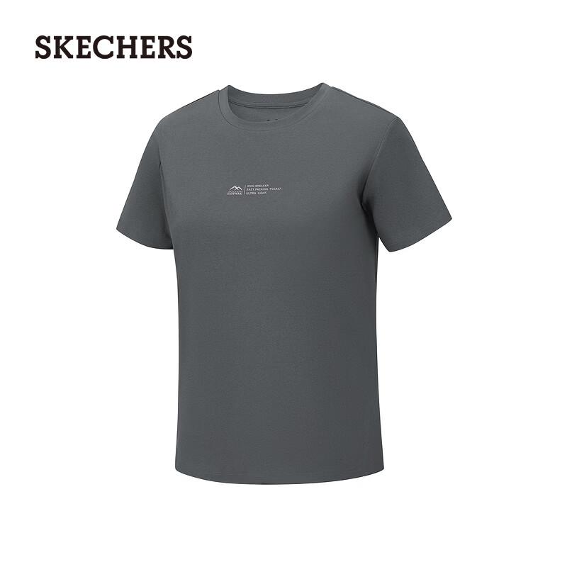 Skechers Women s Casual Knit Short Sleeve T-Shirt P226W065 XL 100