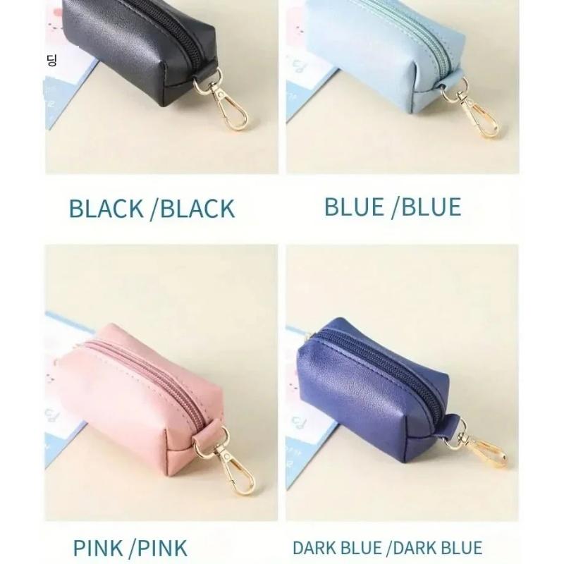 New Outdoor Portable Pet Dog Dispenser Pickup Bag Can Hang Traction Rope Dog  Storage Bag  Send A Roll Of Garbage Bags