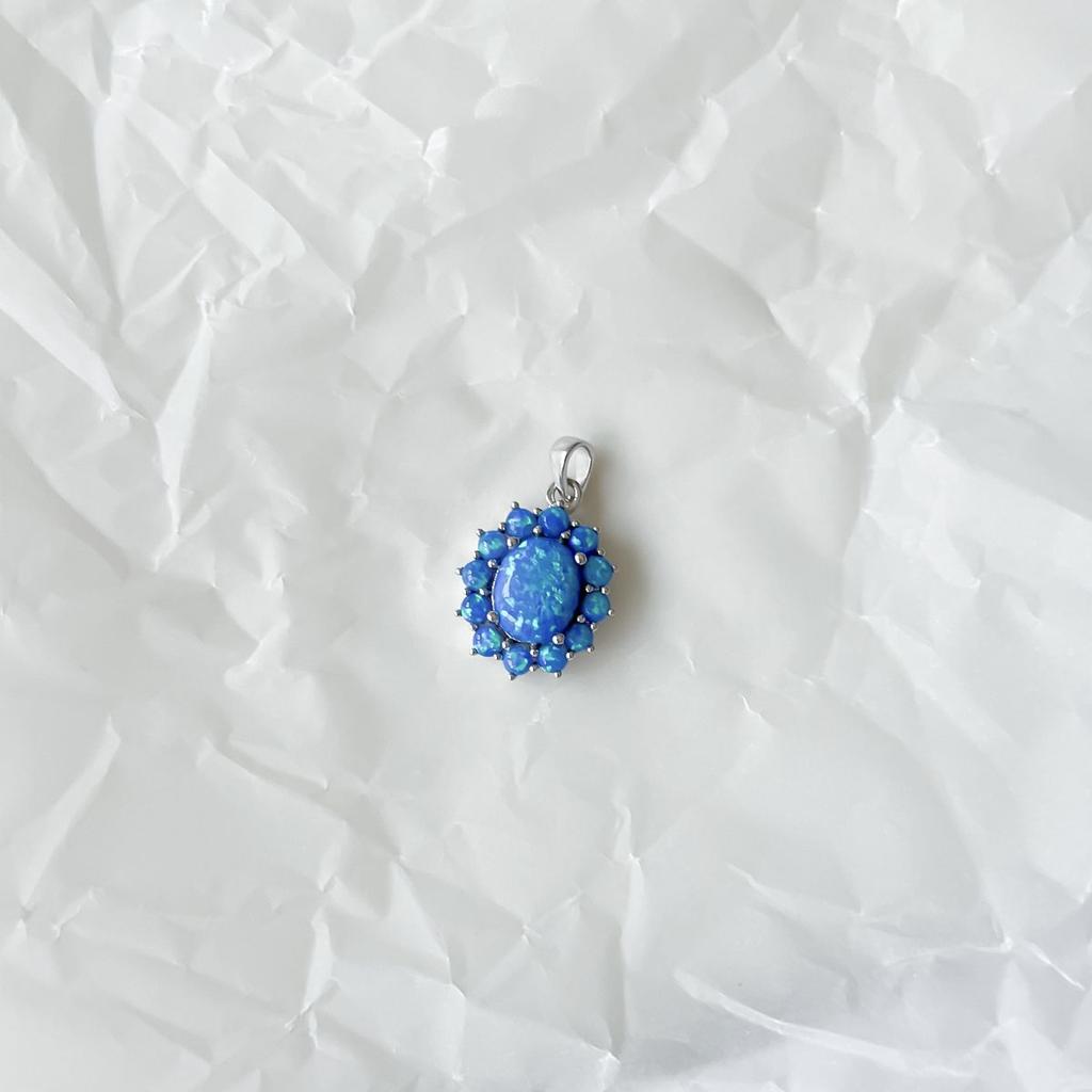 Серебряная подвеска с опалом 2.15ct (2151869)