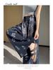 Women's Ethnic-Style High-Waist Ice Silk Loose Cropped Trousers - Summer Slimming Wide-Leg Pants