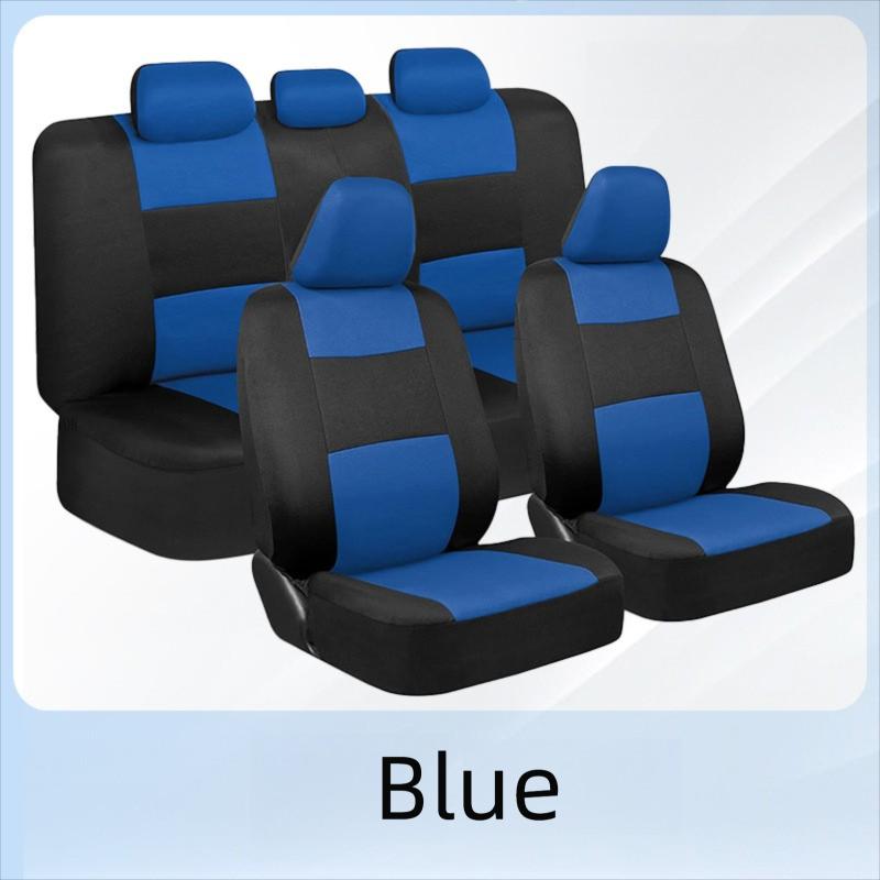 New 5Seats Full Set Car Seat Covers Auto Seat Decoration Rear Front Auto Seat Cover Car Cushion Protector Case Cover
