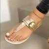 Women's Shoes 2024 Fashion Summer Women's Slippers Solid Color Flip-Toe Buckle Open Toe Low Heel Beach Women's Zapatos Mujer