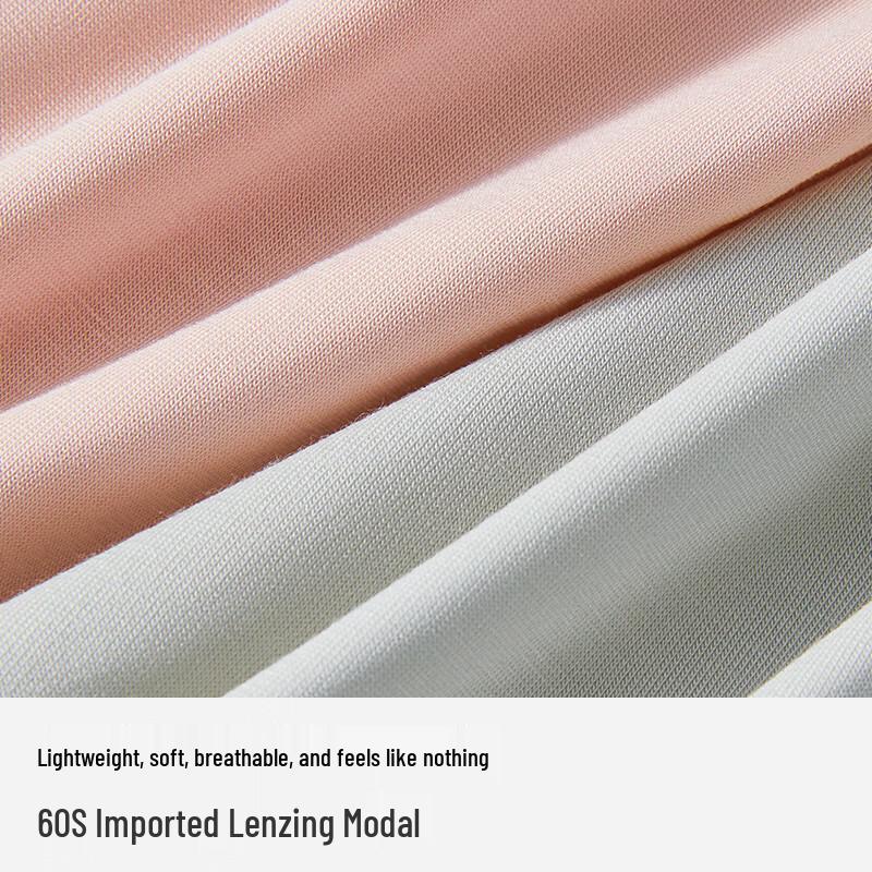 Sanduomian Women's 60S Modal Antibacterial High-Waist Briefs