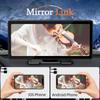 9.3” Portable CarPlay Android Auto Car Radio Multimedia Video Player Touch Screen With Remote Control Rearview Camera