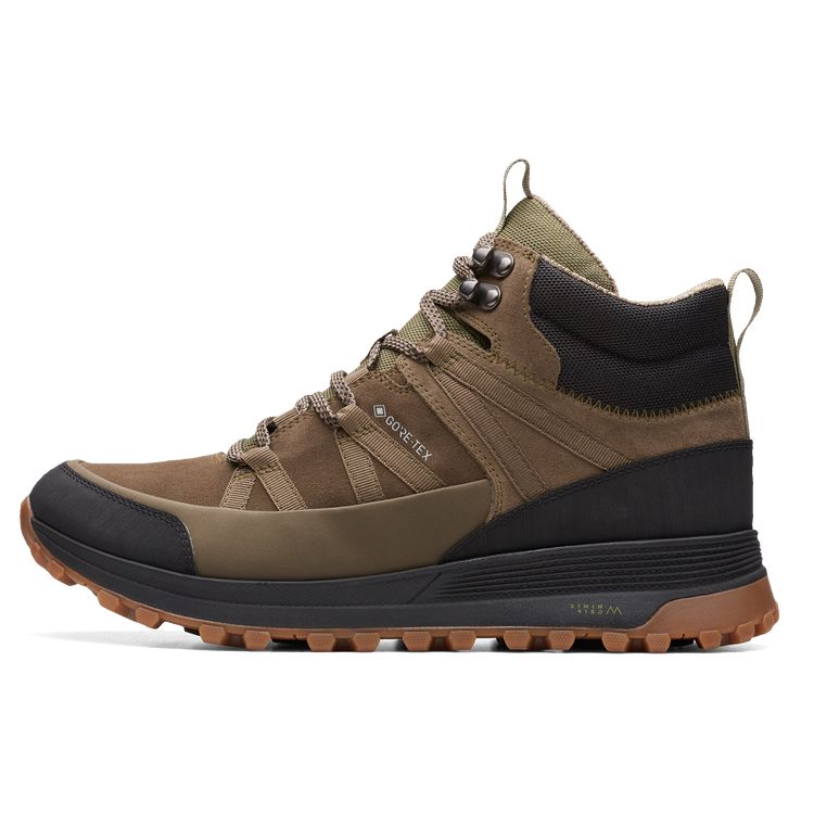 Clarks City Outdoor Series Breathable Waterproof Durable Shock Absorbing Non-Slip Short Hiking Boots Men Boots 261726927
