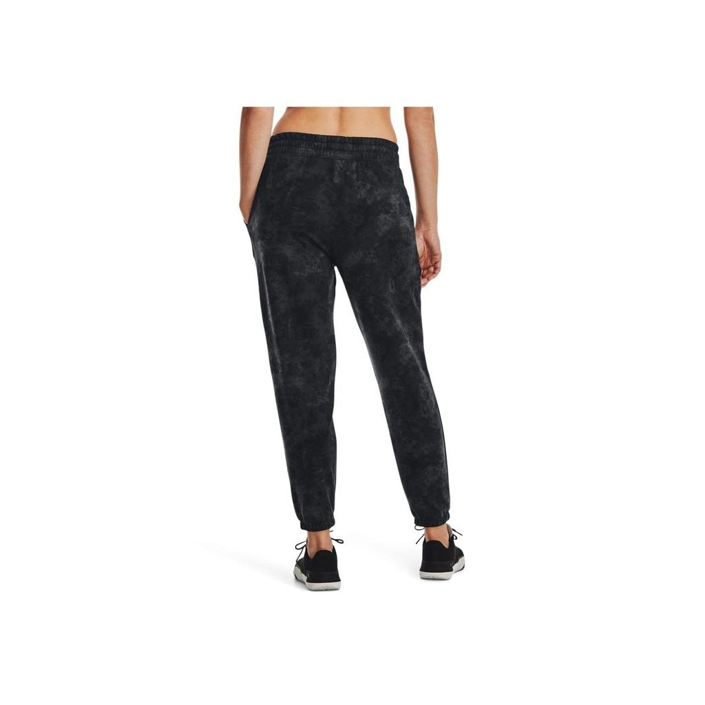 Under Armour Tie-Dye Print Drawstring Joggers Women Joggers Black 1373040-001