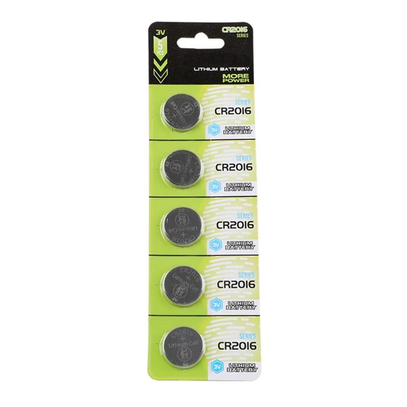 Pack Of 5/10 CR2016 3V Lithium Coin Cell Batteries CR2016 Batteries For Watches Calculators Reliable Power Supply