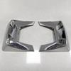 Chrome Silver ABS Saddlebag Lid Spoiler Cover (1 Pair) for Ha
