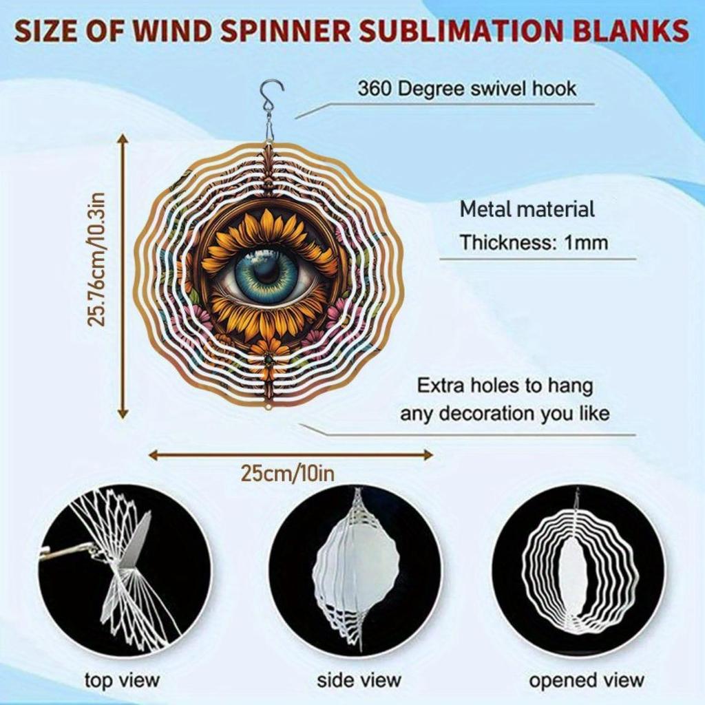 Intricate Mandala-Style Metal Wind Spinner with Floral Design - Durable Outdoor Art for Garden & Patio Decor, No Electricity or Battery Needed