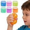 Decompression Glitter Cube Squeeze Toy Anxiety Relief Stress Cube Squeeze Sensory Toy Slow Rising Office Workers Relaxation Stress Ball