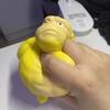 Orangutan Squeeze Vent Gorilla Yellow Soft Glue Gorilla Toys Squeezing Monkey Toys  Children Toys