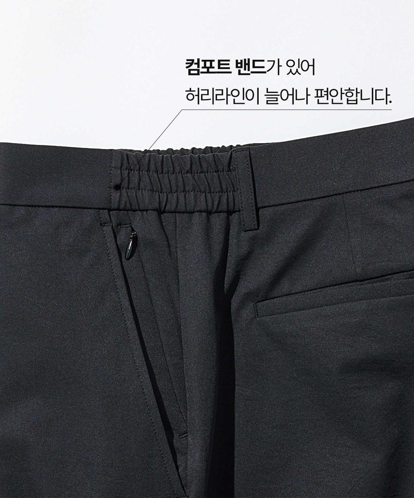STCO Motion-Free Comfort Slacks_Black (Straight Fit)_Sepvc31Csb