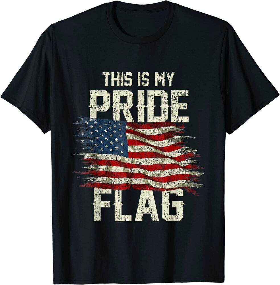 This Is My Pride Flag USA American 4th of July Patriotic Unisex T-Shirt
