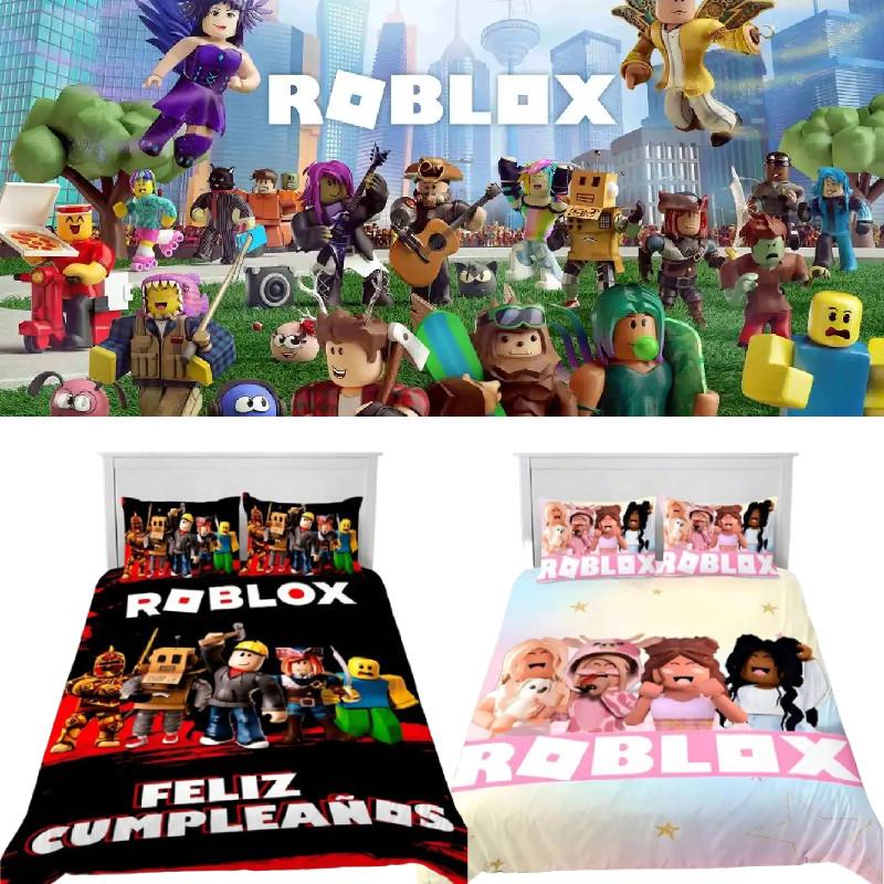 Print 3d Cartoon Pattern Duvet Cover Pillowcase Set Bedroom Bedding Gift
