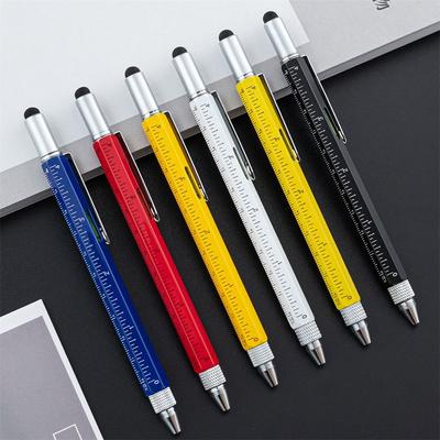 Gadgets Screwdriver Spirit Level Ballpoint Pen Capacitive Pen Woodworking Pen Multi-functional Pen