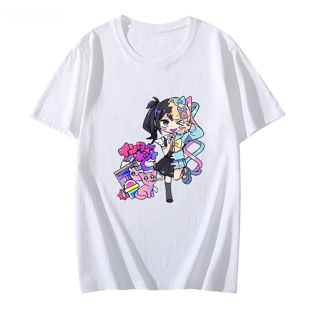NEEDY GIRL OVERDOSE T-shirt 100% Cotton Tshirts Anime Clothes Kawaii Girl Graphic T Shirts Men/women Summer Shirt