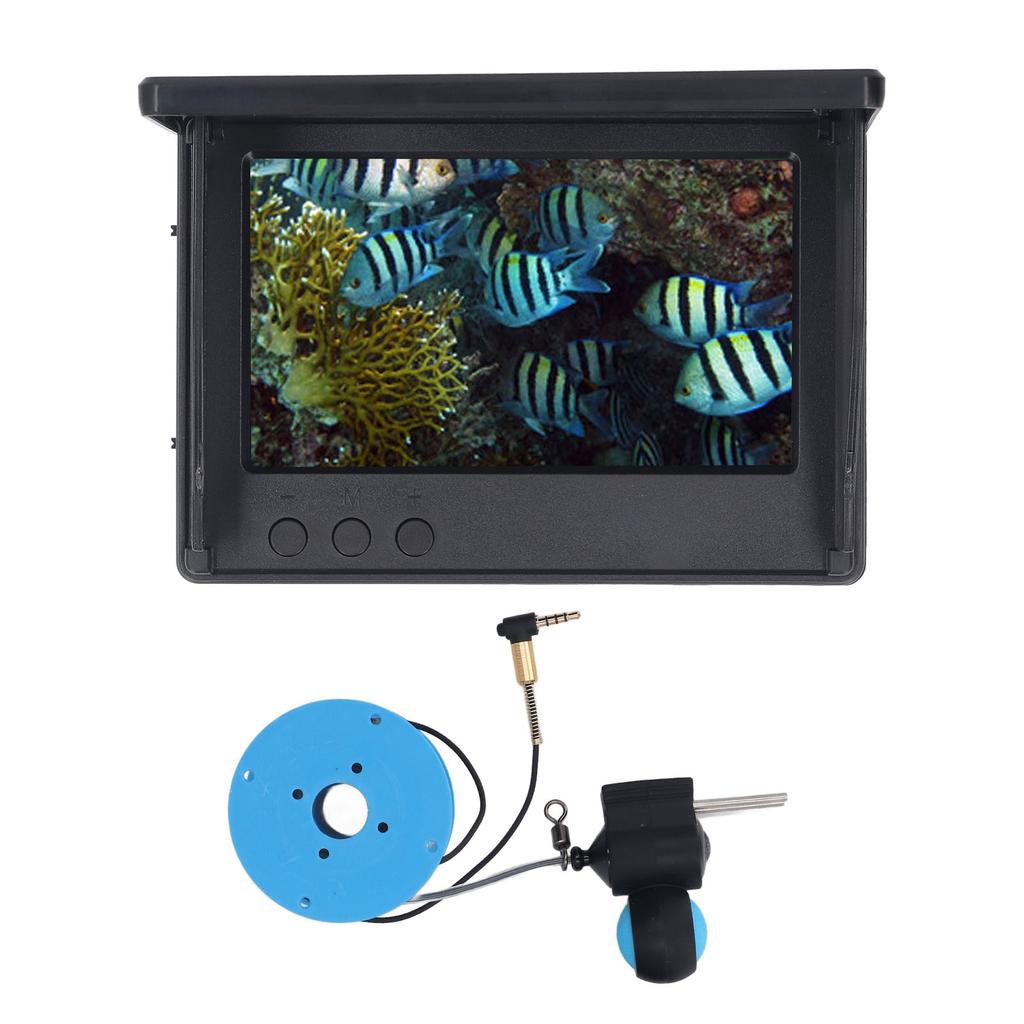 Underwater Fishing Camera 4.3inch Display 1080P 220 Degrees  Ultra Wide Angle Lens Water Resistant