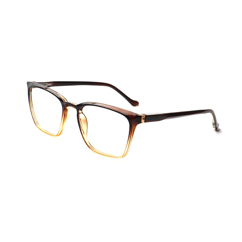 TUREZING Reading Glasses For Men Women Rectangular Gradient Color Fashion Prescription Glasses Lightweight Durable