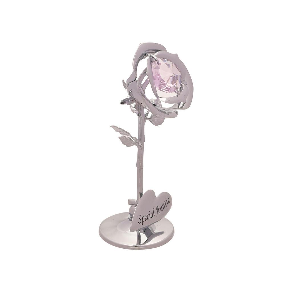 Crystocraft Special Auntie Rose Celebration Ornament