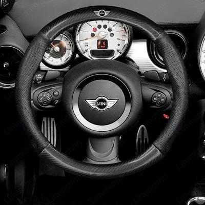 Housse de volant de voiture pour Mini F54 F55 F56 F57 R55 R56 R57 R58 R60 F60 Cooper ONE Countryman Clubman JCW Accessoires de voiture