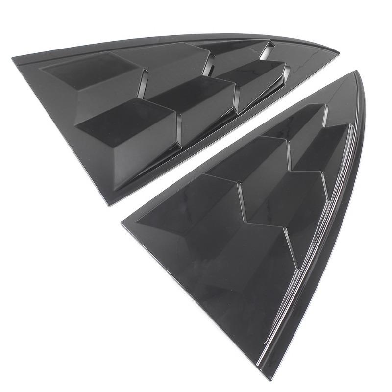 Protective Cover Blinds | Decorative Supplies Body Stickers Suitable for 17-21 for TESLA Model 3 Rear Side Window | Material: ABS,Part Location: Front