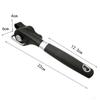 Can Opener Manual Can Opener Stainless Steel Bottle Opener Smooth Edge Non Slip Handle for Kitchen