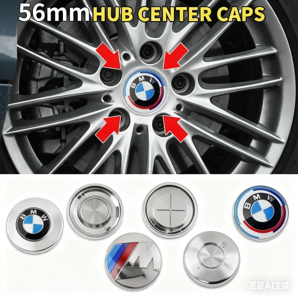 MZFK7 4pcs Wheel Center Hub Cap Covers 56/68mm Car Styling Auto Rim Caps for BMW E36 E46 E53 E90 E60 E61 E93 E87 X1 X3 X5 F30 F20 G30