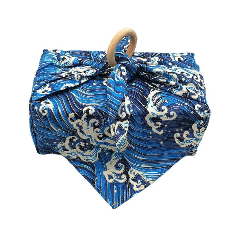 70x70cm Japanese Handkerchief Furoshiki Concise Bento Wrapping Cloth Tablecloth Gifts Leave Geisha Fan Flower Traditional Fabric