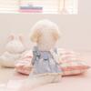 Multicolor Pastel Mesh Dog Vest Sleeveless Pet Shirt with Front D Ring Breathable Puppy Clothes